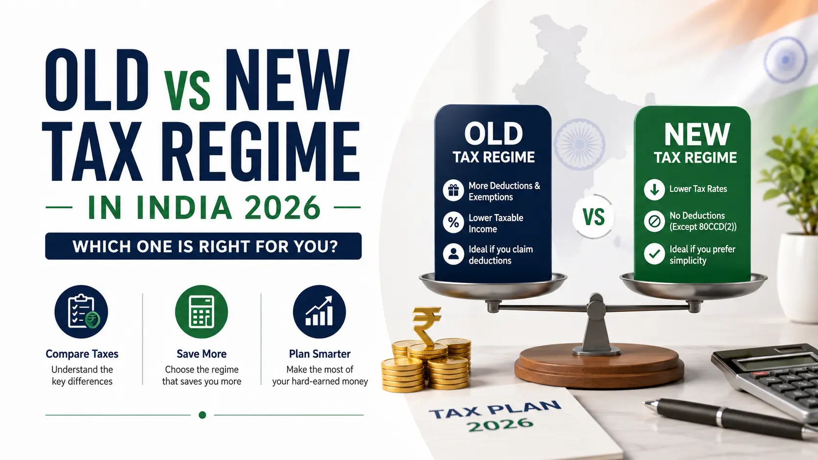 Old vs New Tax Regime in India 2026